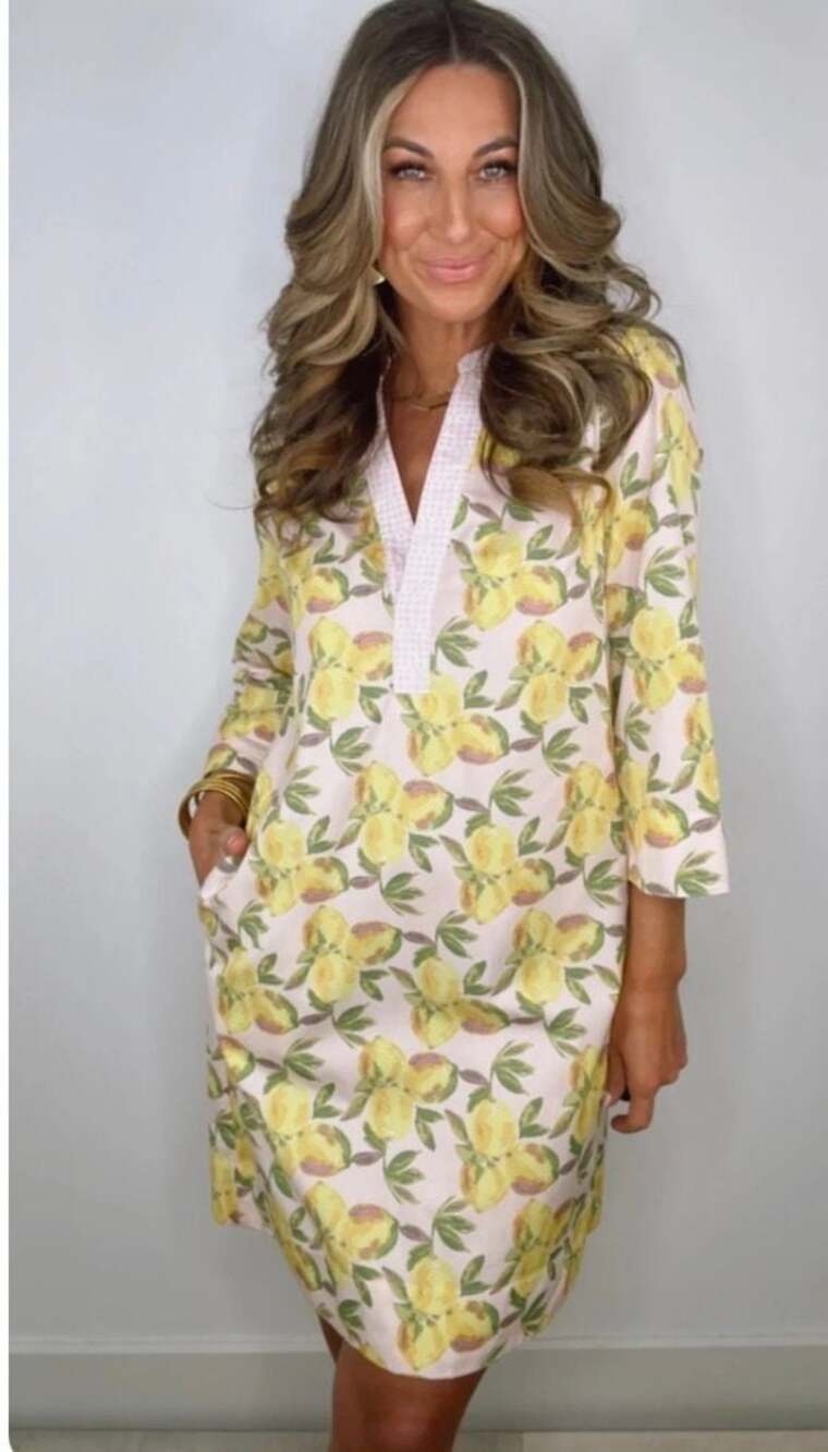 Uncle Frank Pink Lemonade Tunic Dress